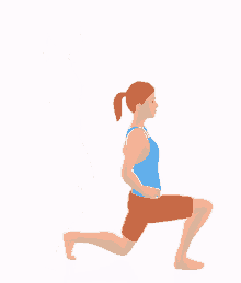 Lunges 3D Animation